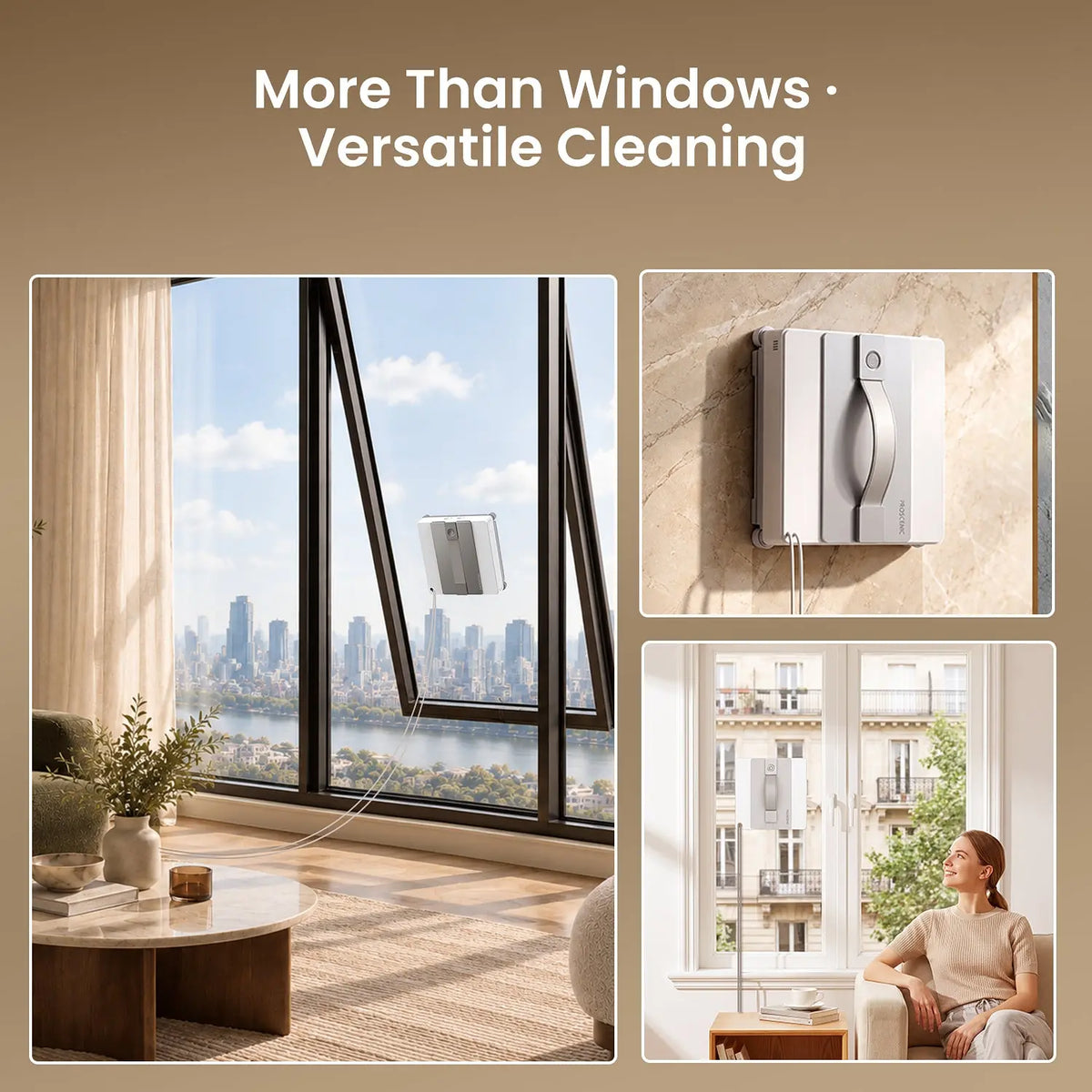 Proscenic W10 Pro Fensterputzroboter
