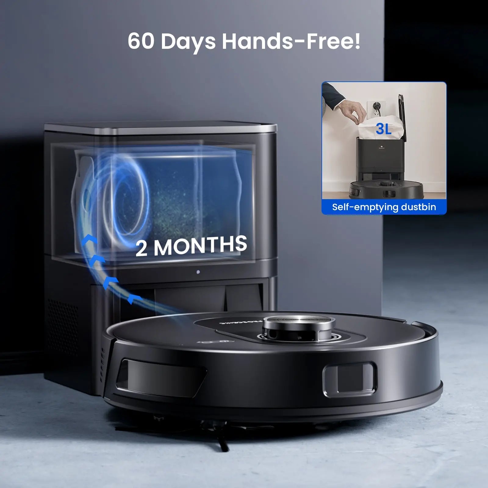 Proscenic Robot Vacuum Q8 Max+--Black Friday Deal