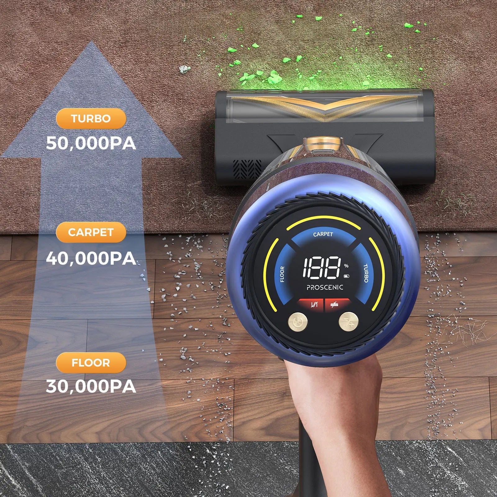 New Arrival Proscenic P15 Cordless Vacuum--Black Friday Deal