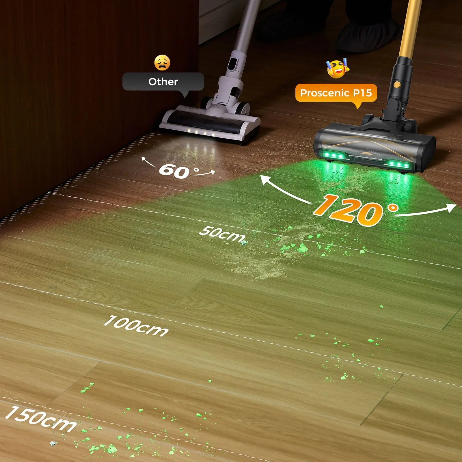 New Arrival Proscenic P15 Cordless Vacuum