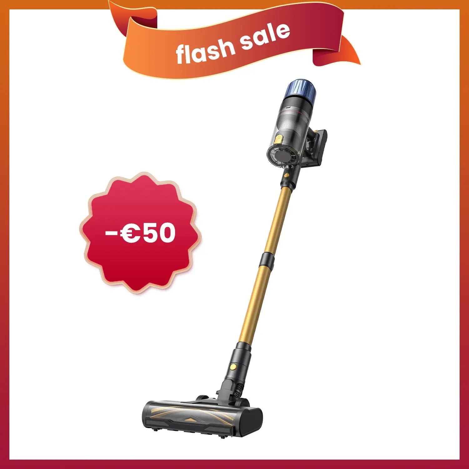 Proscenic P15 Cordless Vacuum Cleaner | 55kPa Suction, 70min Runtime