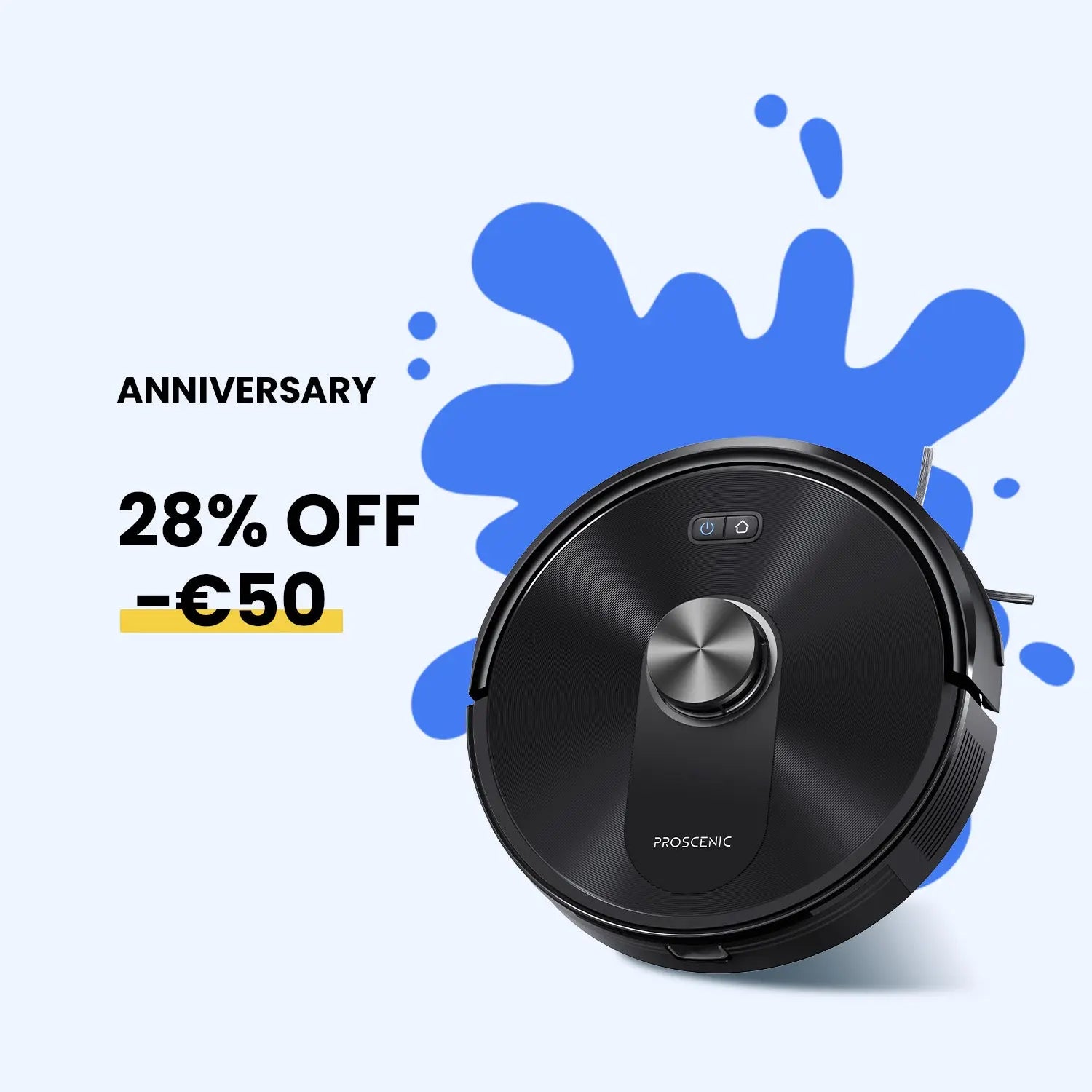 Προσκήνιο Q10 Robot Vacuum | 8000Pa Suction & LiDAR Navigation