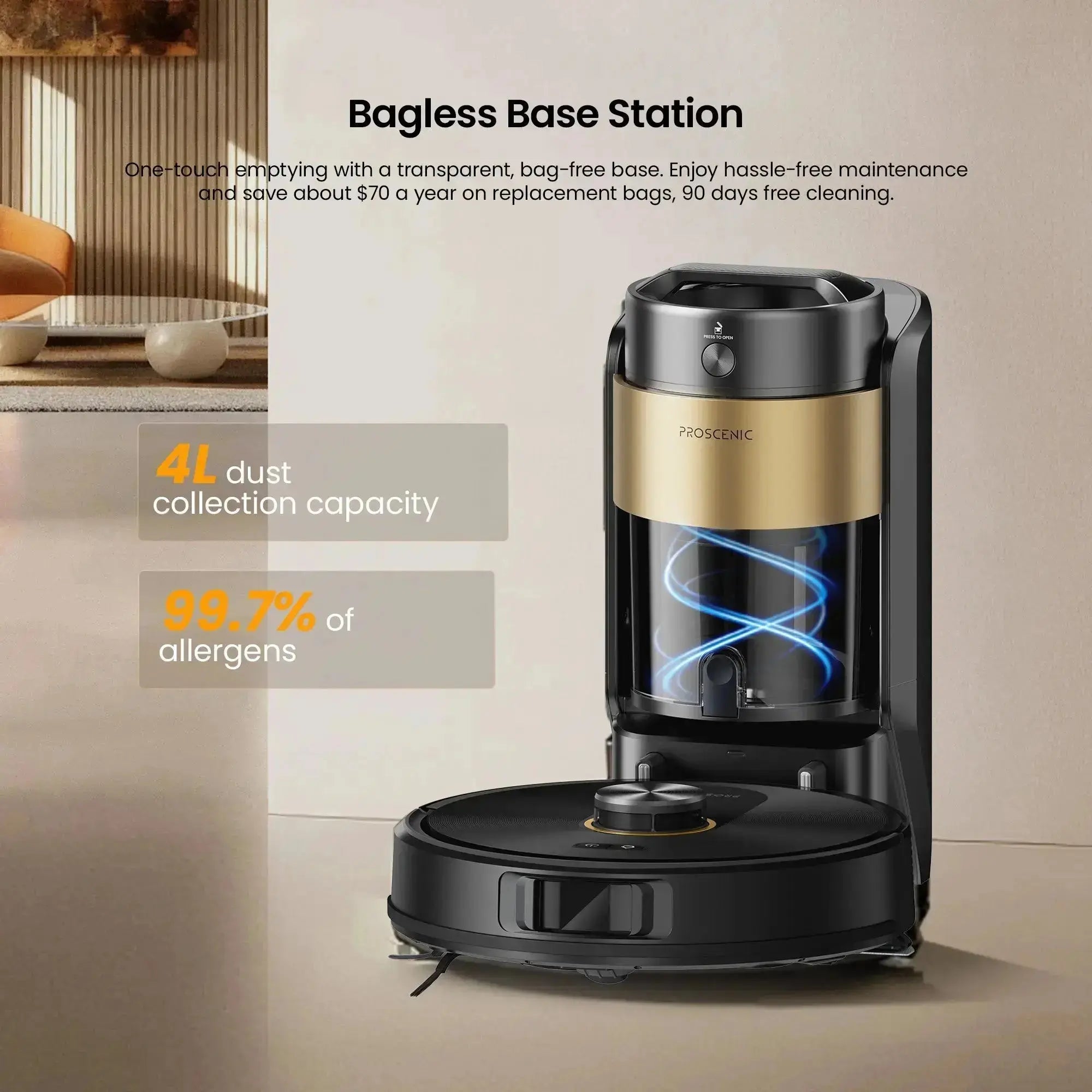 New Arrival - Proscenic Q20 Plus Robot Vacuum