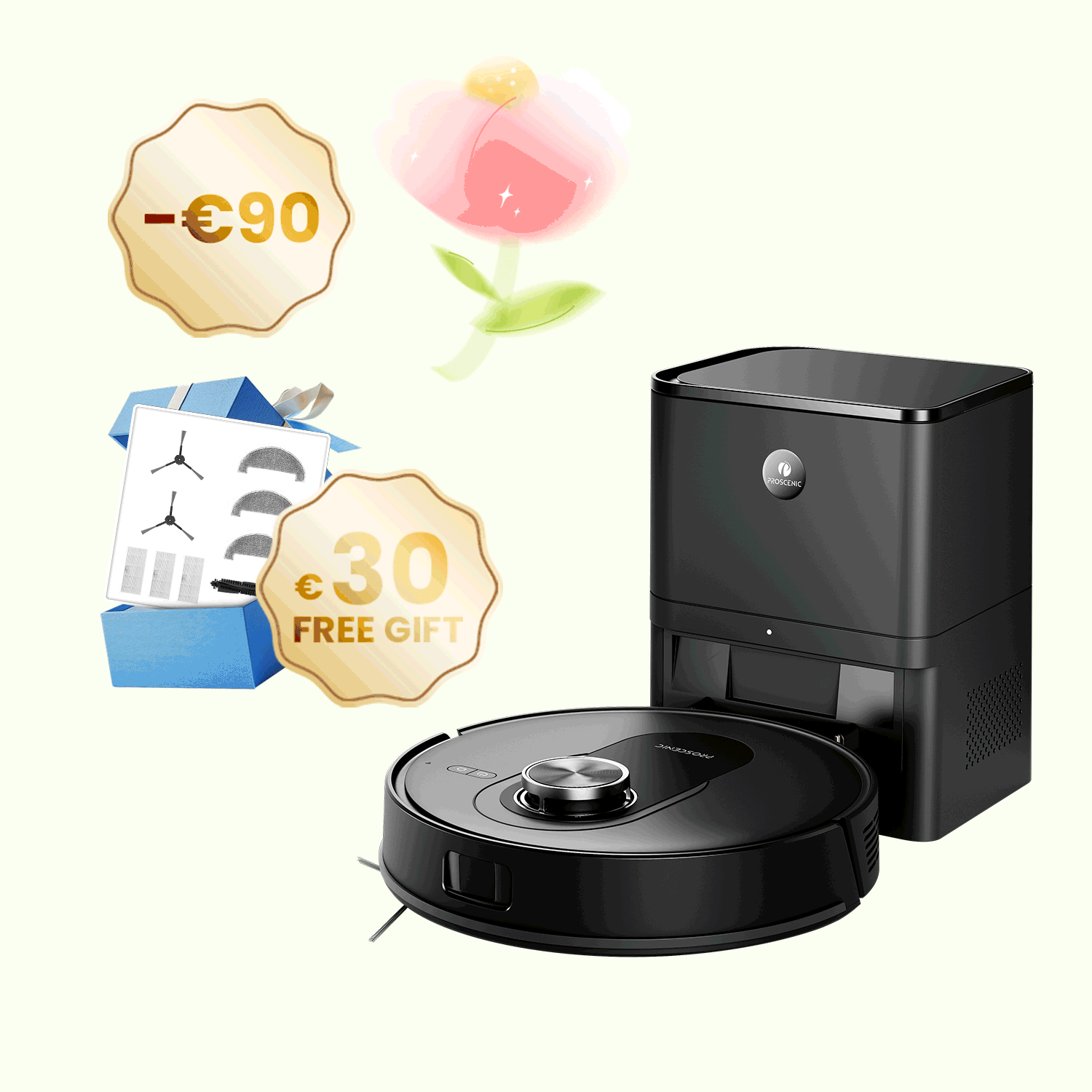 Proscenic Q8 Max+ Robot Vacuum & Mop | LiDAR Navigation