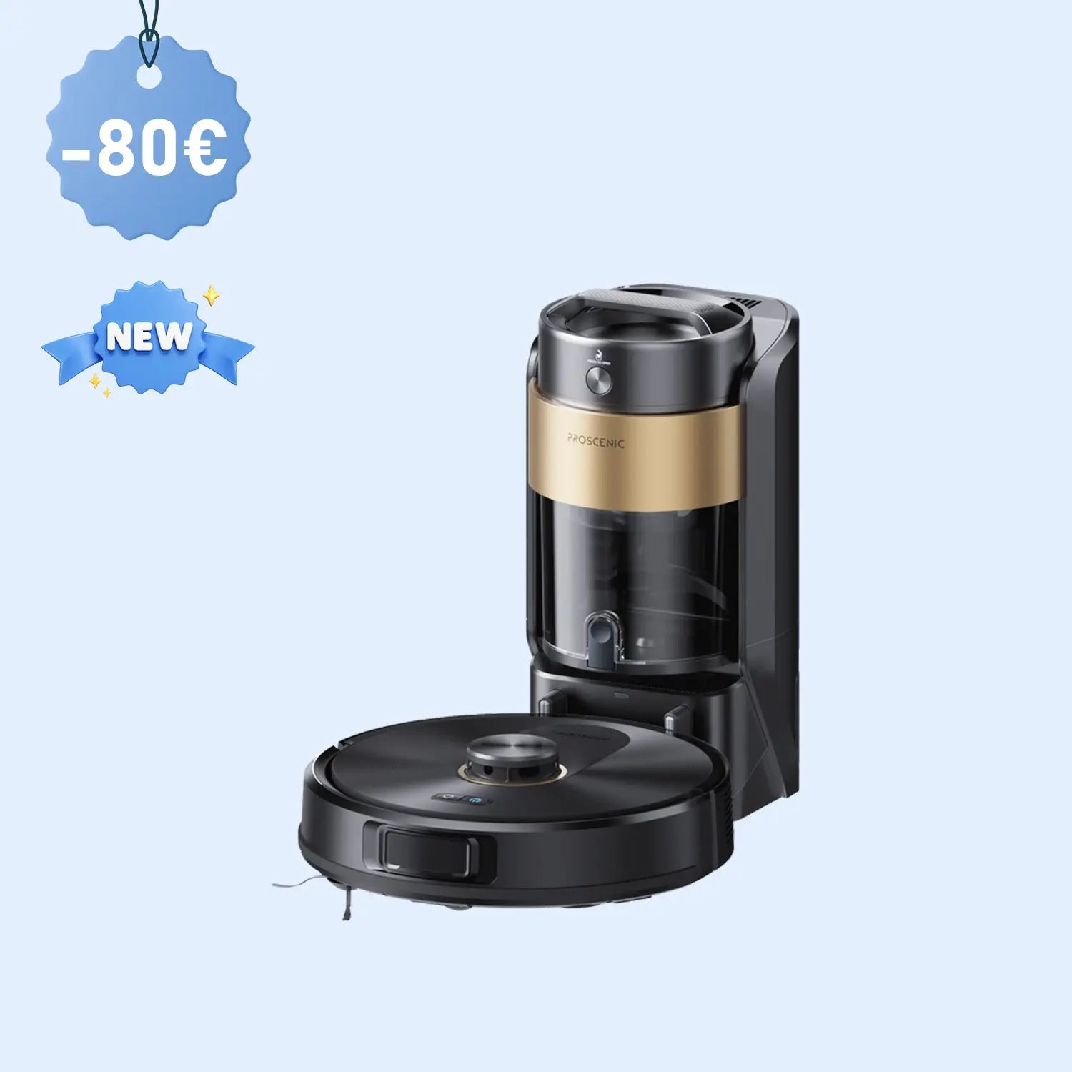 Meet the Proscenic Q20 Plus. Features a self-empty base, powerful suction, and smart LiDAR navigation for 60 days of hands-free cleaning. Order now for 2026!