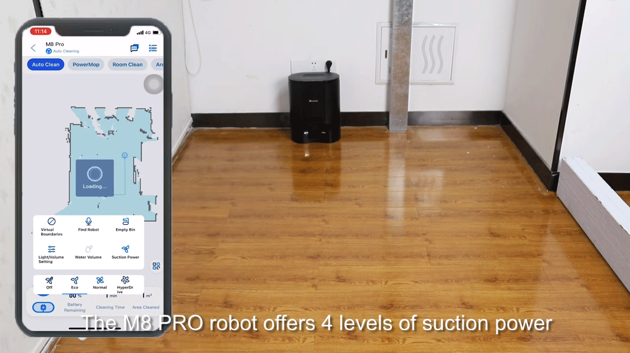 M8 Pro Robot Vacuum Cleaner Quick Start