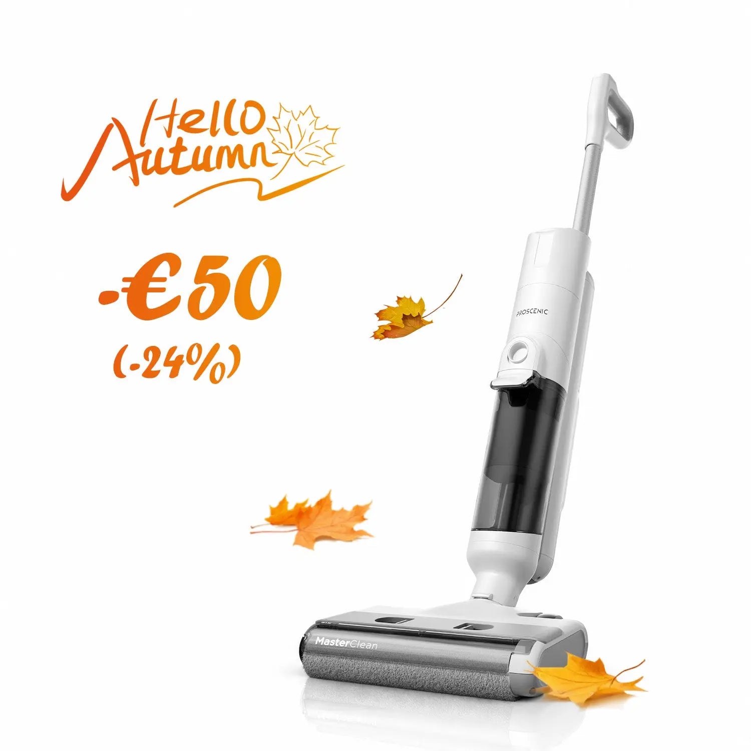 Proscenic F10 Ultra Wet Dry Vacuum | Αυτοκαθαρισμός & Καθαρισμός άκρων