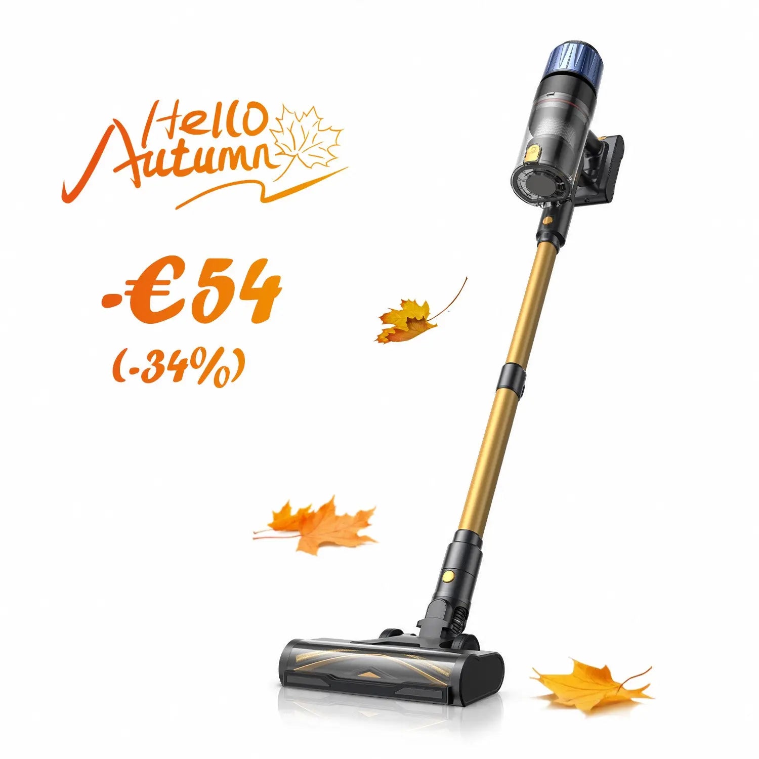 Proscenic P15 Cordless Vacuum Cleaner | 55kPa Suction, 70min Runtime