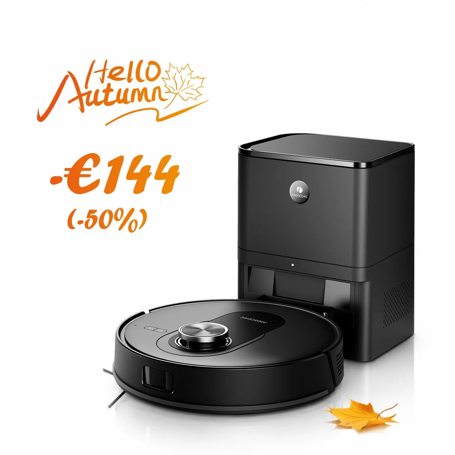 Proscenic Q8 Max+ Robot Vacuum | 8000Pa Suction & Dual LiDAR Obstacle Avoidance