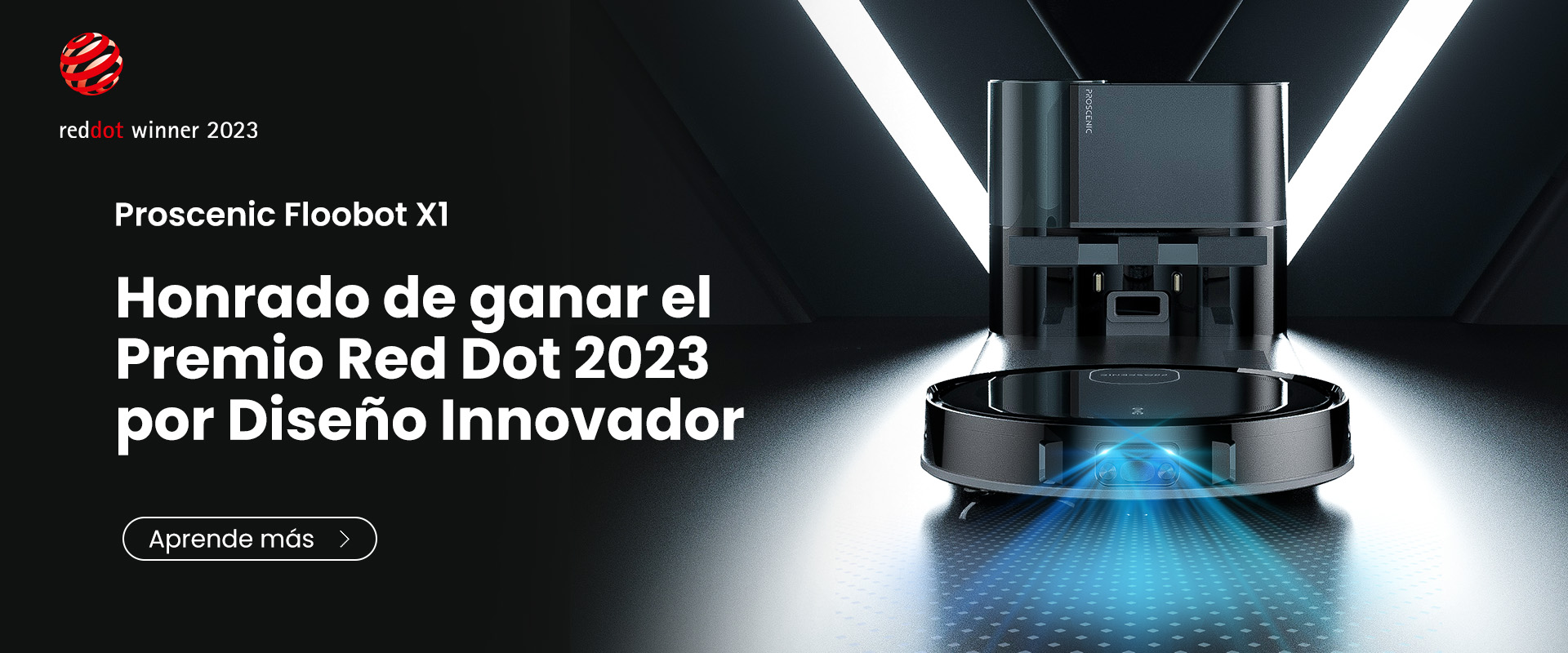 Proscenic Floobot X1 gana el prestigioso Premio Red Dot por Diseño Innovador