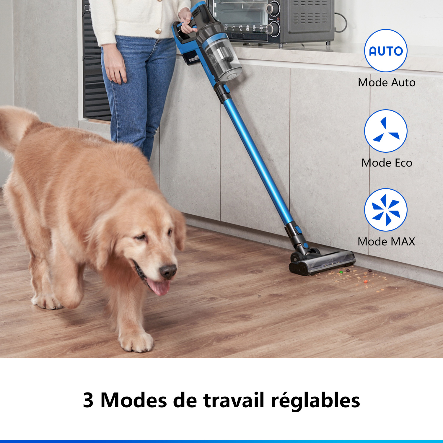 ULTIMATE 700 Aspirateur balai sans fil 50 min. Aspirateurs sans