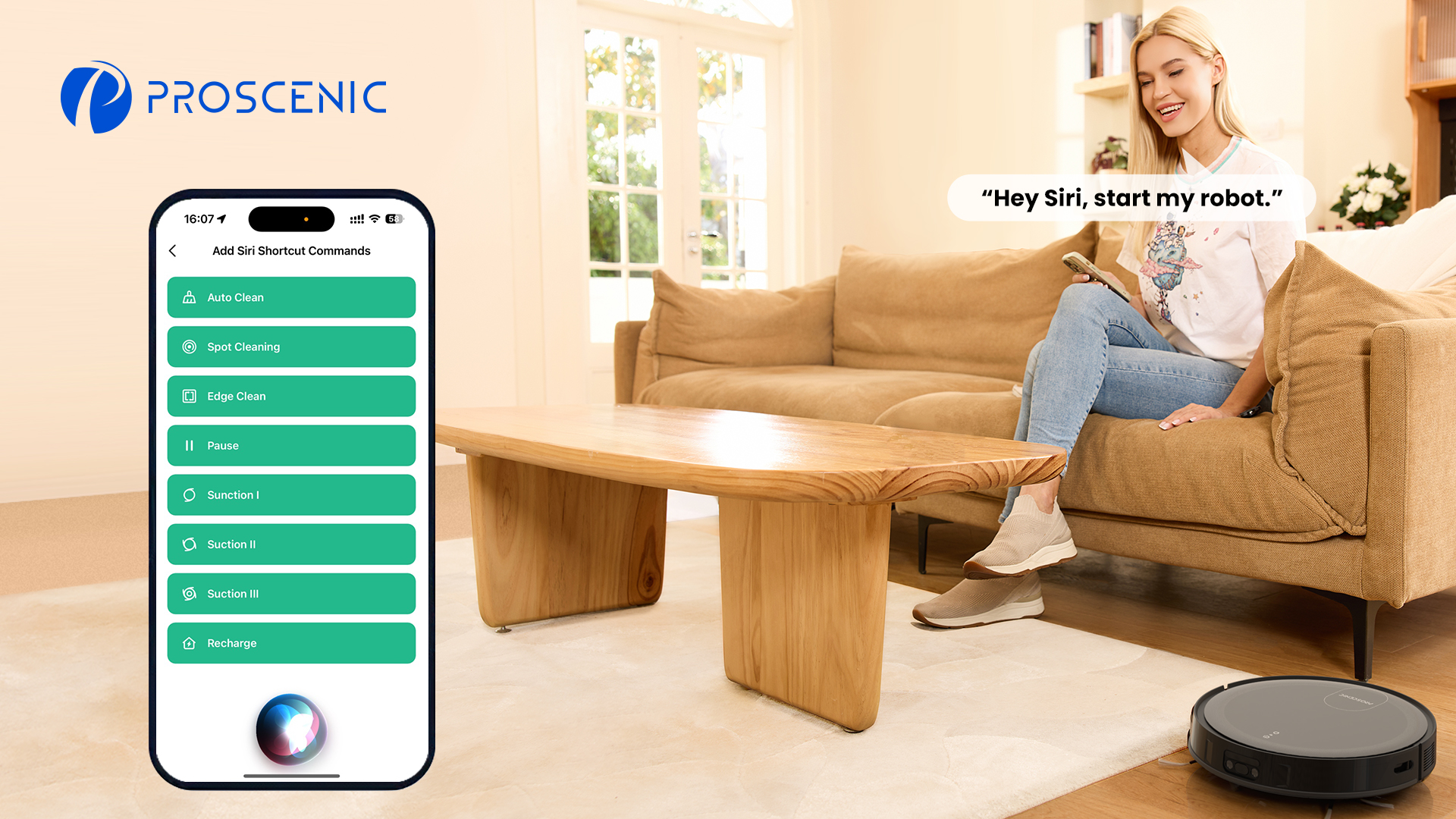 How to control your Proscenic Robot Vacuum Via Siri