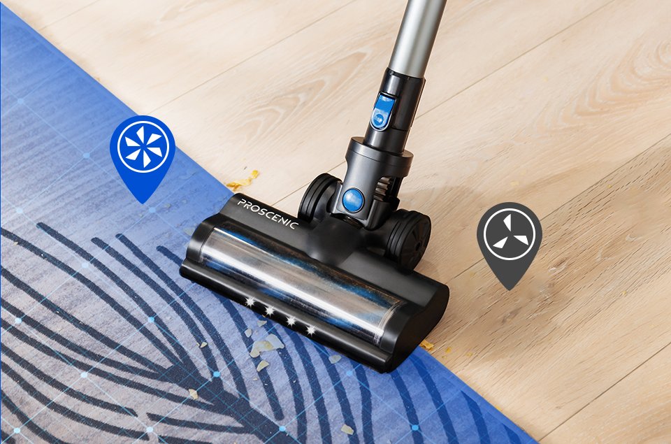  Proscenic Cordless Vacuum Cleaner, 30Kpa Cordless