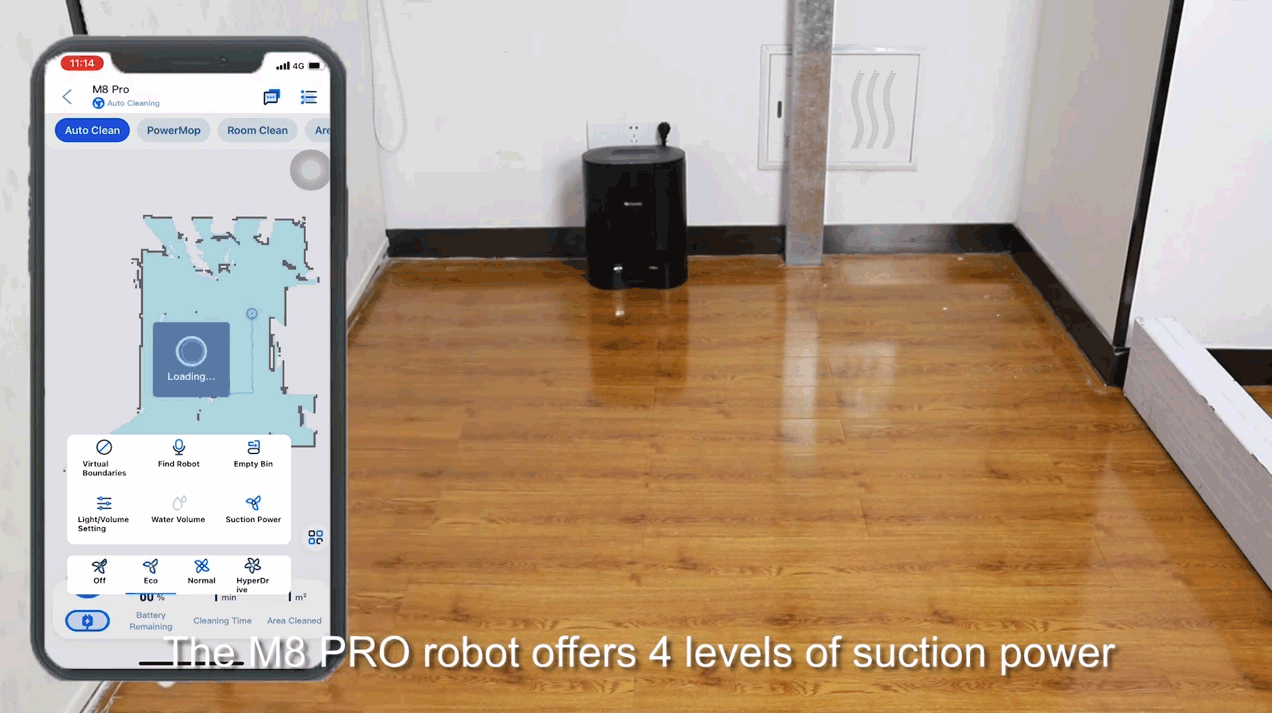 M8 Pro Robot Vacuum Cleaner Quick Start
