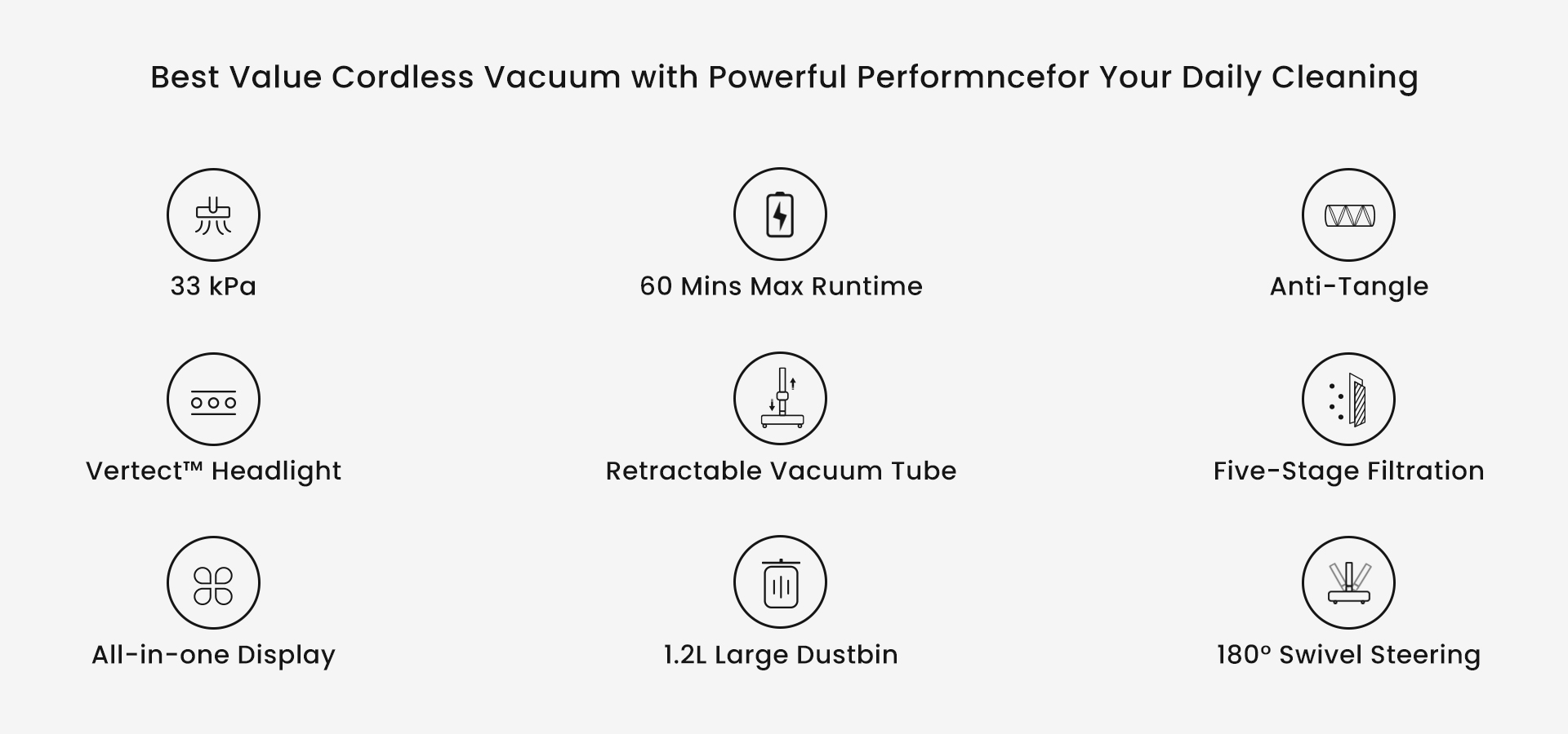 P12 Cordless vacuum