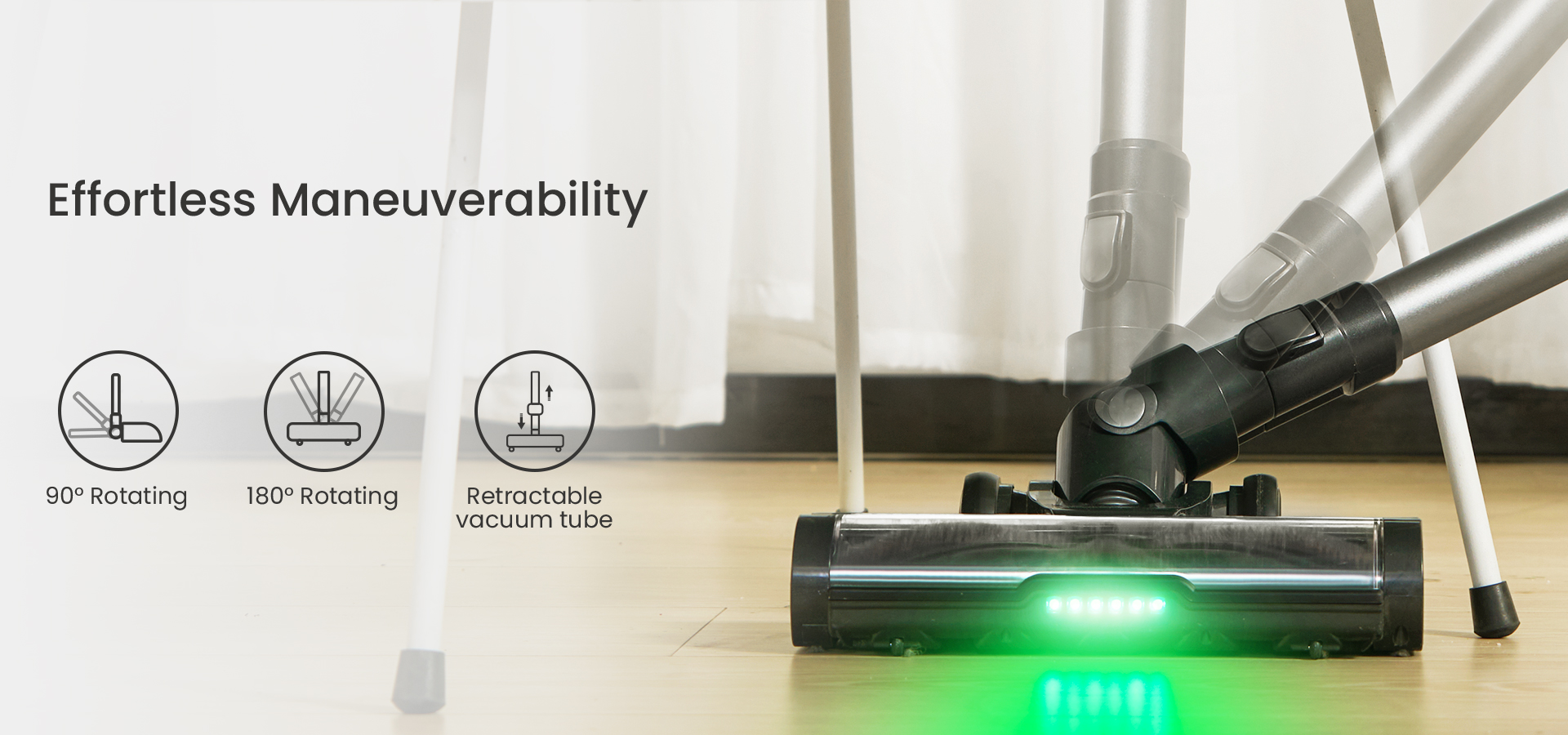Proscenic P12 Cordless Vacuum Cleaner, Stick Vacuum with Anti-Tangle Brush  & LED Touch Display, 33Kpa/120AW Cordless Vacuum - AliExpress